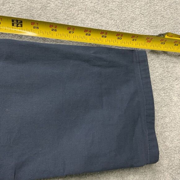 Mack Weldon Tech Chino Pants 32x34 Mens Navy Blue Daily Wear Stretch Casual - Picture 8 of 13